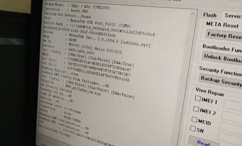 Oppo A5S Pattern Unlock and FRP Remove with UMT in One Oppo A5S Pattern Unlock and FRP Remove with UMT in One