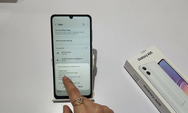 How to reset app preferences in samsung galaxy a05s | How to reset app preferences in samsung galaxy a05s |