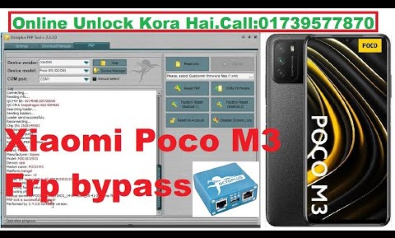 Xiaomi Poco M3 Frp bypass Octoplus FRP Tool by Mobile Xiaomi Poco M3 Frp bypass Octoplus FRP Tool by Mobile