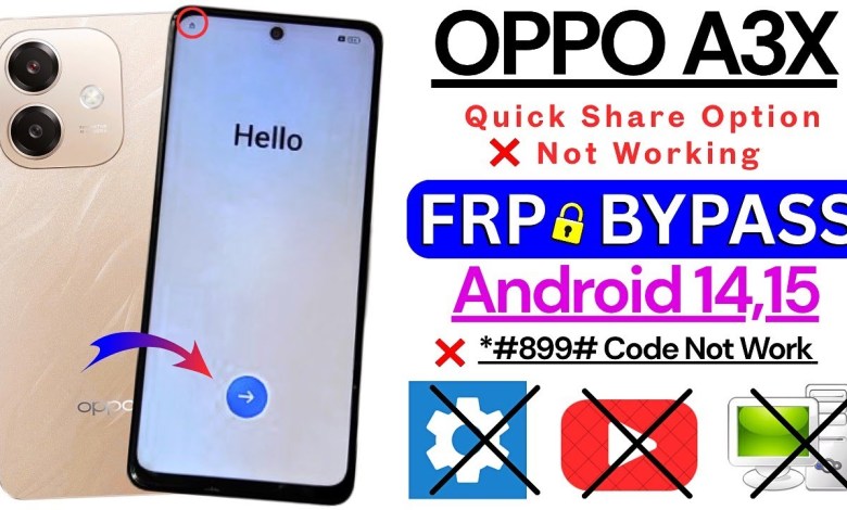 Unlocking Oppo A3x: How to Bypass FRP Without a PC on Android 14 & 15 – Discover the Secrets! Unlocking Oppo A3x: How to Bypass FRP Without a PC on Android 14 & 15 – Discover the Secrets!