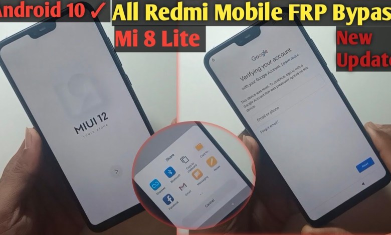 Redmi All Mobile Frp Bypass without computer | Mi 8 Redmi All Mobile Frp Bypass without computer | Mi 8