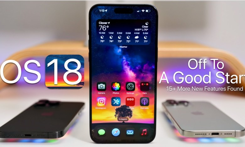 iOS 18 – Off To A Great Start! (Plus More New Features) iOS 18 – Off To A Great Start! (Plus More New Features)