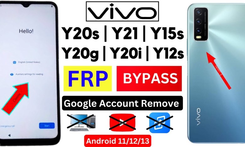 ViVO Y20s/Y20i/Y20g/Y21/Y15s/Y12s FRP Bypass || latest ViVO Y20s/Y20i/Y20g/Y21/Y15s/Y12s FRP Bypass || latest