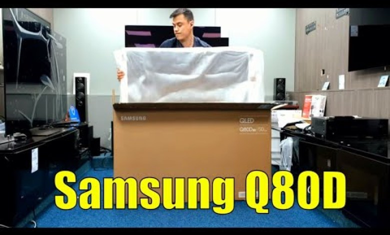 Samsung Q80D QLED 2024 Unboxing, Setup, Test and Samsung Q80D QLED 2024 Unboxing, Setup, Test and