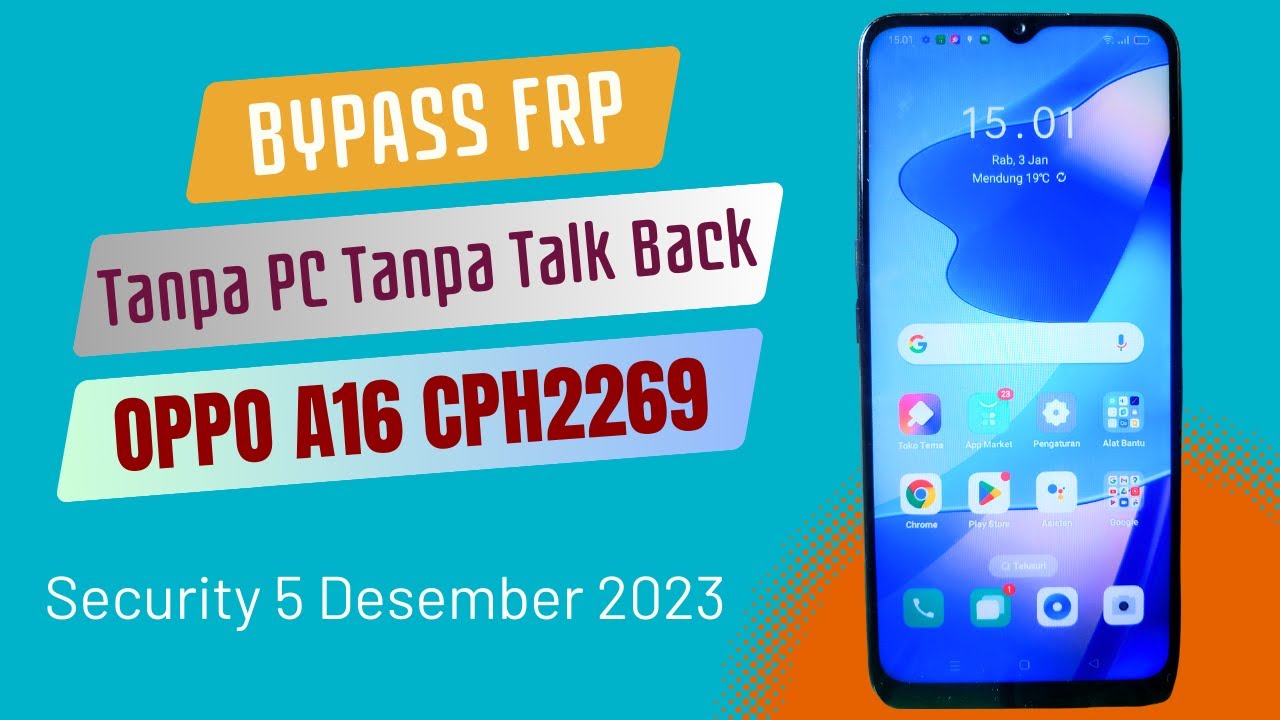 Bypass Frp Oppo A16 CPH2269 Android 11 New Security Bypass Frp Oppo A16 CPH2269 Android 11 New Security