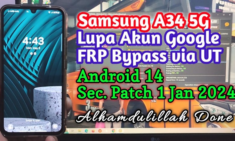 Samsung A34 5G Service Forgot Google Account FRP Bypass Via Samsung A34 5G Service Forgot Google Account FRP Bypass Via