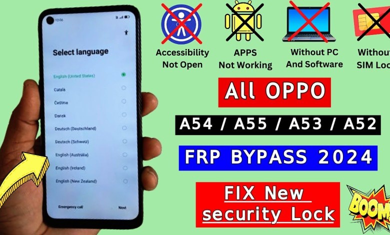 All Oppo A54/A55/A53/A52 FRP Bypass Without PC | Fix All Oppo A54/A55/A53/A52 FRP Bypass Without PC | Fix