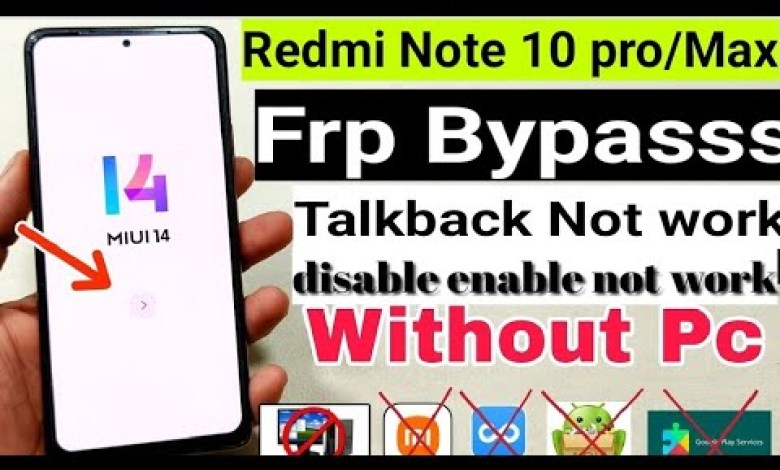 Redmi Note 10 Pro/ Max FRP Bypass Android 13 MIUI 14 | Redmi Note 10 Pro/ Max FRP Bypass Android 13 MIUI 14 |