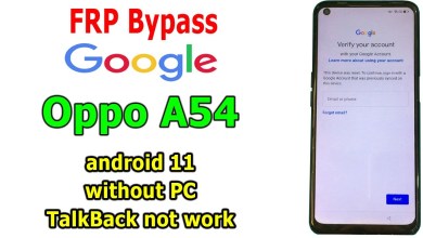 Oppo A54 Android 11 FRP Bypass Google Account Lock Oppo A54 Android 11 FRP Bypass Google Account Lock