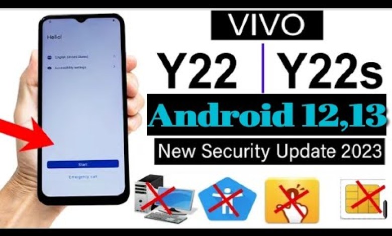 Vivo Y22 / Y22s FRP Unlock Android 12,13 Latest Vivo Y22 / Y22s FRP Unlock Android 12,13 Latest