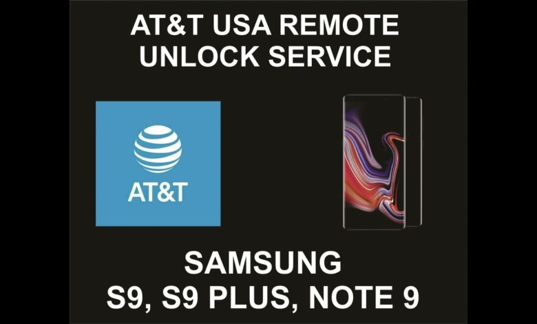 AT&T USA Remote Unlock Service, Samsung S9, S9 Plus, AT&T USA Remote Unlock Service, Samsung S9, S9 Plus,
