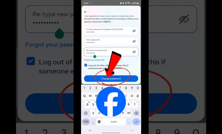 facebook password change | facebook ka password kaise facebook password change | facebook ka password kaise