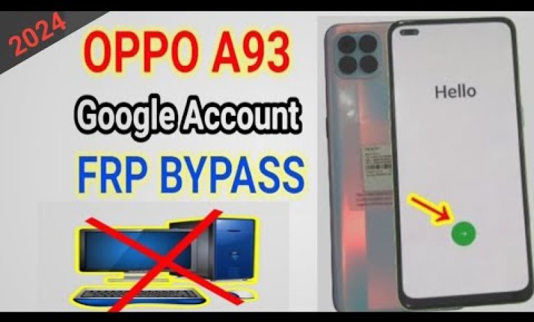 Oppo A93/A73/Frp Bypass New Method 2024 Oppo A93/A73/Frp Bypass New Method 2024