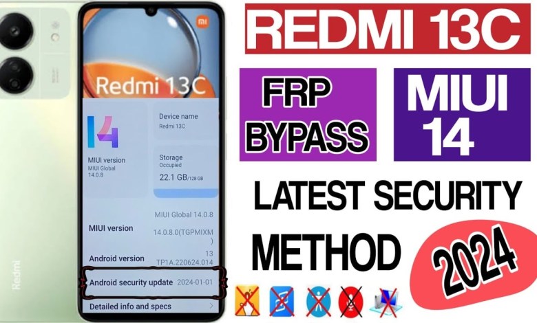 Discover how to bypass FRP on Redmi 13C without using a PC with MIUI 14 Discover how to bypass FRP on Redmi 13C without using a PC with MIUI 14