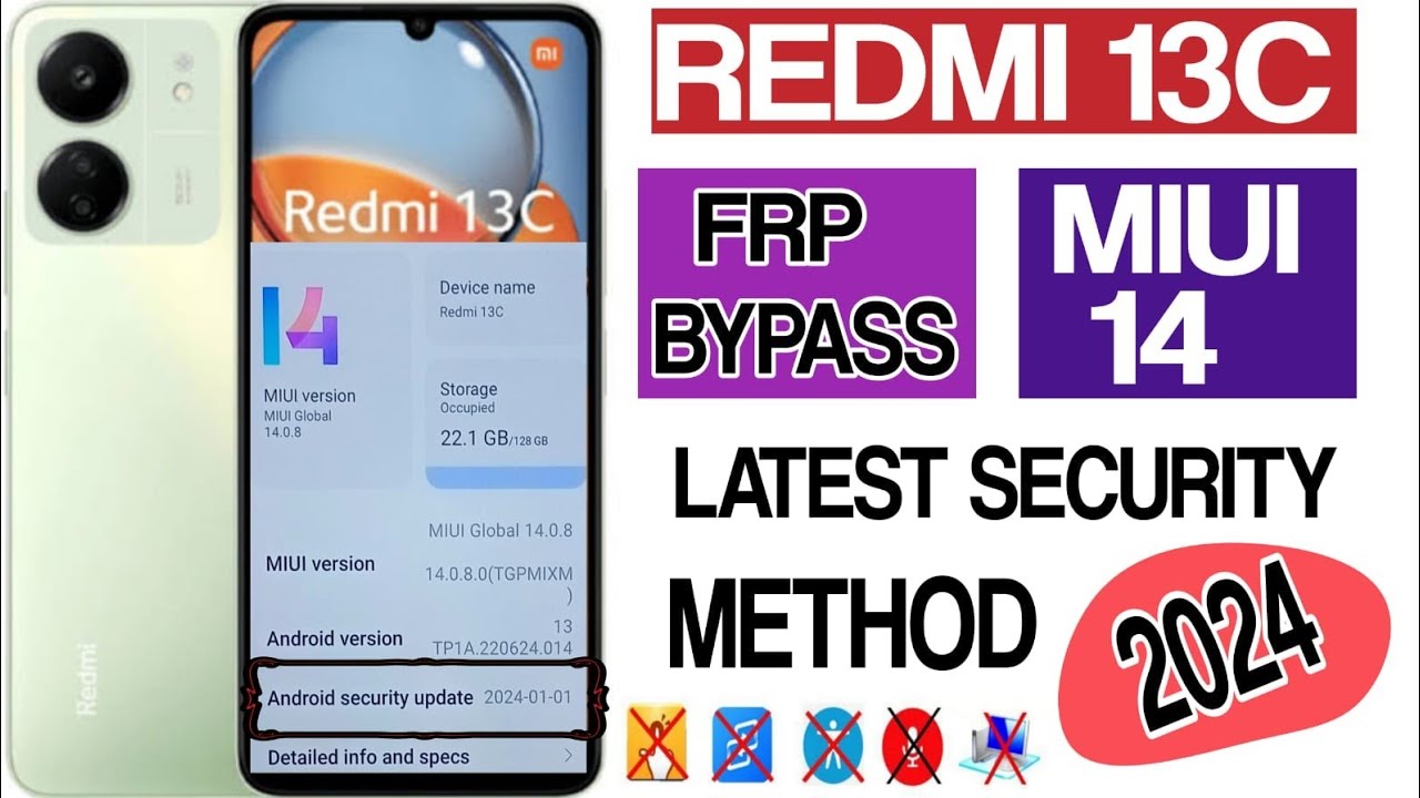 Discover how to bypass FRP on Redmi 13C without using a PC with MIUI 14 Discover how to bypass FRP on Redmi 13C without using a PC with MIUI 14