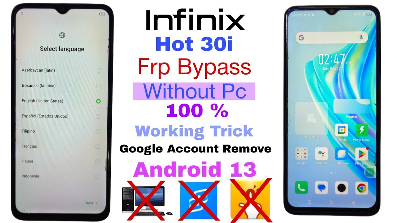 Infinix Hot 30i Frp Bypass Android 13 ! Infinix Hot 30i Infinix Hot 30i Frp Bypass Android 13 ! Infinix Hot 30i
