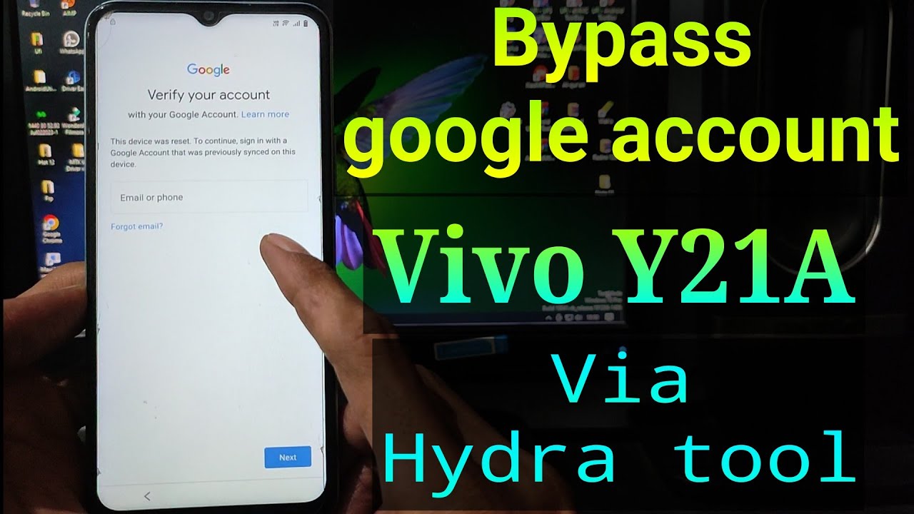 FRP Bypass Vivo Y21A || Vivo Y21A google account bypass FRP Bypass Vivo Y21A || Vivo Y21A google account bypass