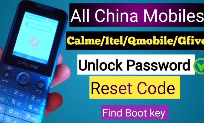 Unlock password All China Mobiles (Calme, Itel, Q Unlock password All China Mobiles (Calme, Itel, Q