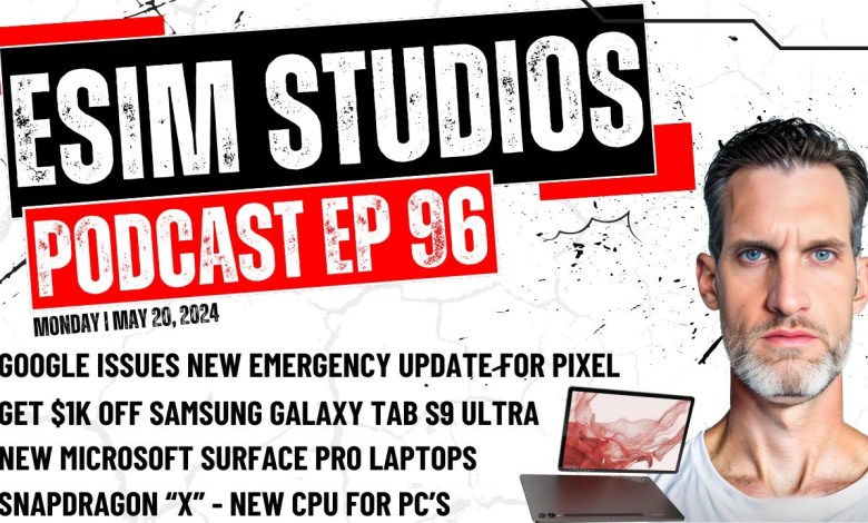 eSIM STUDIOS Podcast Ep 96 | Snapdragon X New CPU | eSIM STUDIOS Podcast Ep 96 | Snapdragon X New CPU |