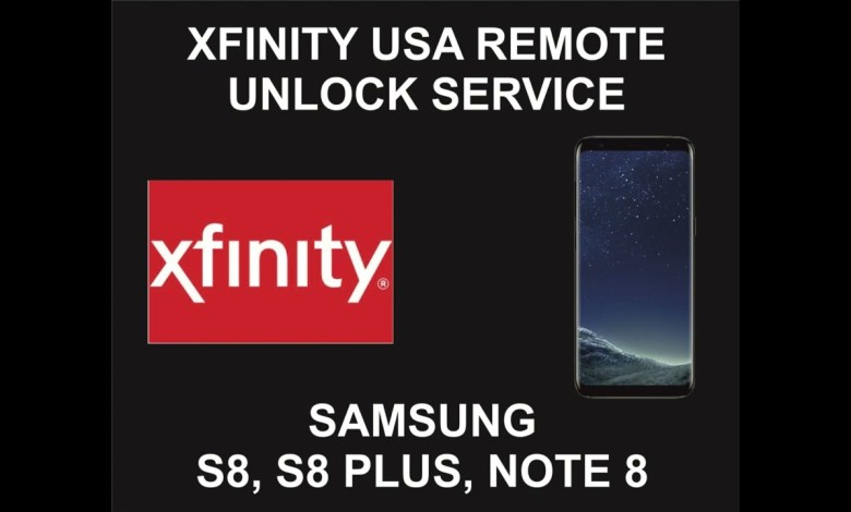 Xfinity USA Remote Unlock Service, Samsung S8, S8 Plus, Xfinity USA Remote Unlock Service, Samsung S8, S8 Plus,