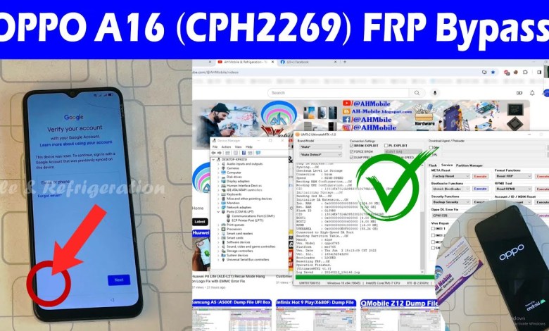 OPPO A16 (CPH2269) FRP Bypass UMT without Mobile Open OPPO A16 (CPH2269) FRP Bypass UMT without Mobile Open