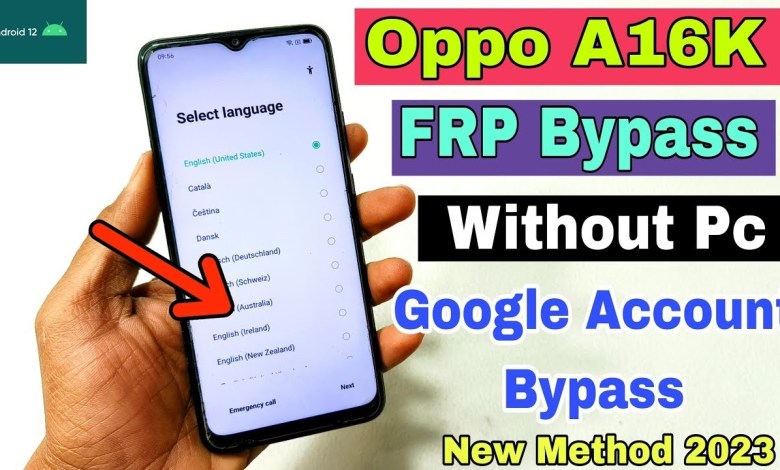 Oppo A16K FRP Bypass Android 11 | Oppo A16K Google Oppo A16K FRP Bypass Android 11 | Oppo A16K Google