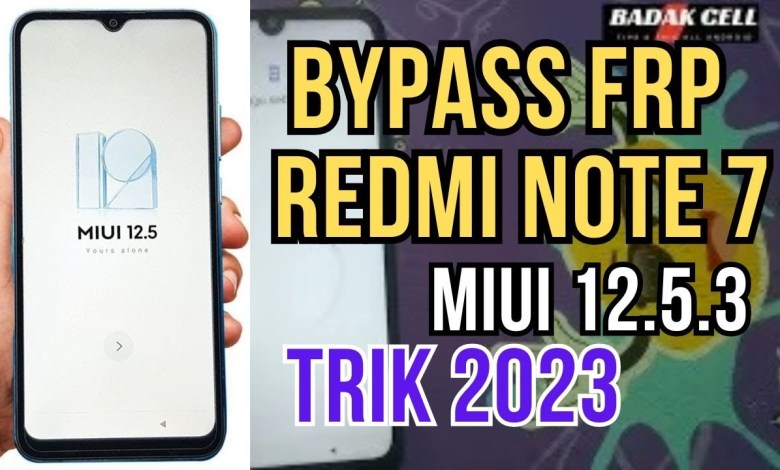 Redmi Note 7 MIUI 12.5.3 Frp Bypass Tanpa PC | New Redmi Note 7 MIUI 12.5.3 Frp Bypass Tanpa PC | New