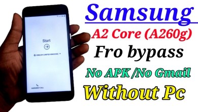 Samsung A2 Core Frp Bypass /Samsung A260G Google Samsung A2 Core Frp Bypass /Samsung A260G Google