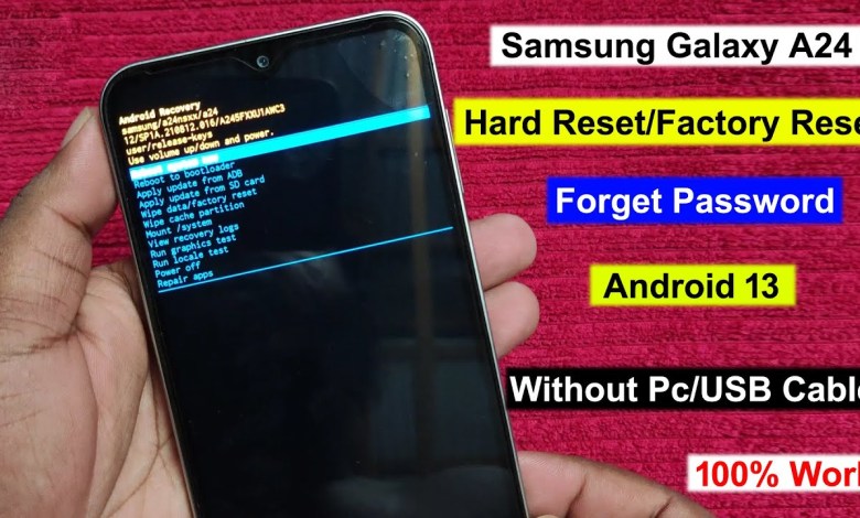 Samsung A24 Hard Reset/Fatory Reset/Pattern Unlock | Samsung A24 Hard Reset/Fatory Reset/Pattern Unlock |