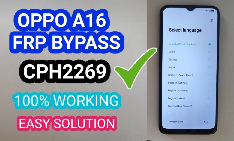 Unlock the Mystery: Oppo A16 Frp Bypass CPH2269 Frp Bypass Oppo Unlock the Mystery: Oppo A16 Frp Bypass CPH2269 Frp Bypass Oppo