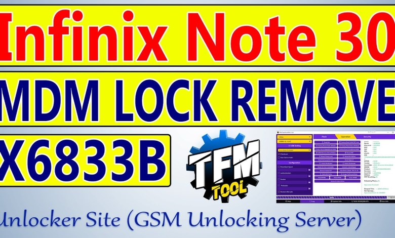 Infinix Note 30 (X6833B) MDM Remove By TFM Tool Infinix Note 30 (X6833B) MDM Remove By TFM Tool