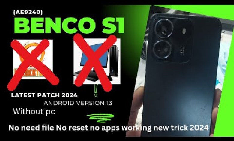 Benco S1 (Ae2940) Frp Bypass 2024 | Latest Security Benco S1 (Ae2940) Frp Bypass 2024 | Latest Security