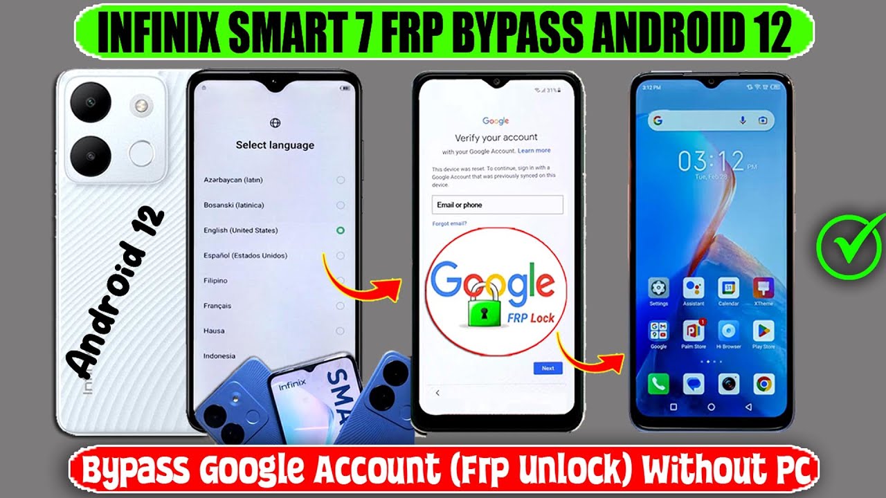 Infinix Smart 7 Frp Bypass Android 12 Without Pc Infinix Smart 7 Frp Bypass Android 12 Without Pc