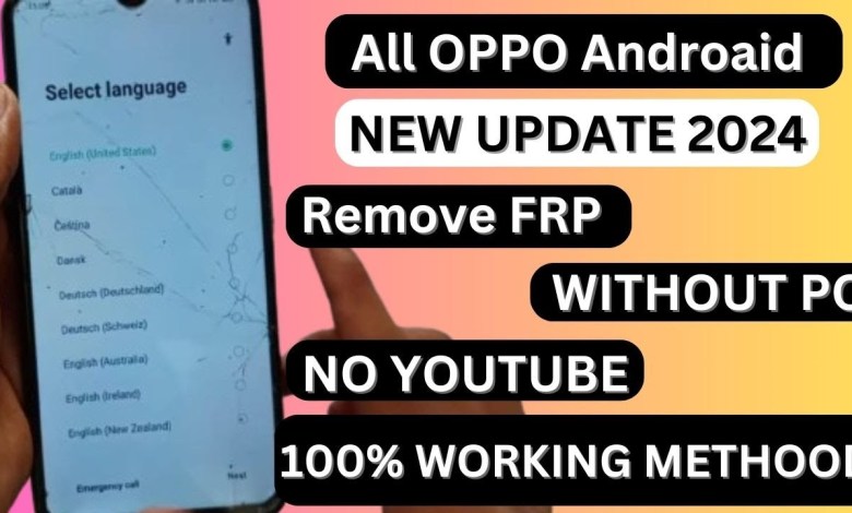 How To Remove Frp Lock On Oppo Android Phone Without Pc How To Remove Frp Lock On Oppo Android Phone Without Pc