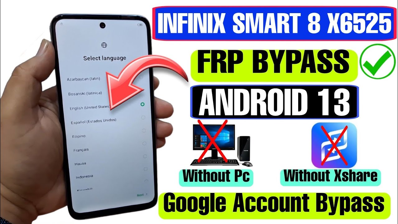 Infinix Smart 8 FRP Bypass 2024 Android 13 | Infinix Infinix Smart 8 FRP Bypass 2024 Android 13 | Infinix