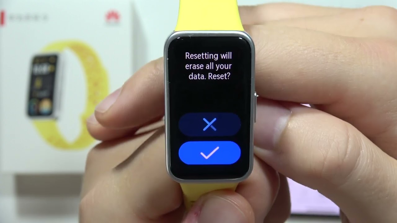 HUAWEI Band 9: How to Reset – Restore Default Settings HUAWEI Band 9: How to Reset – Restore Default Settings