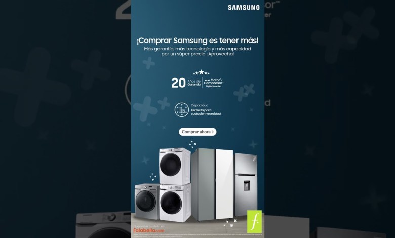 Samsung ecosystem in Falabella Samsung ecosystem in Falabella