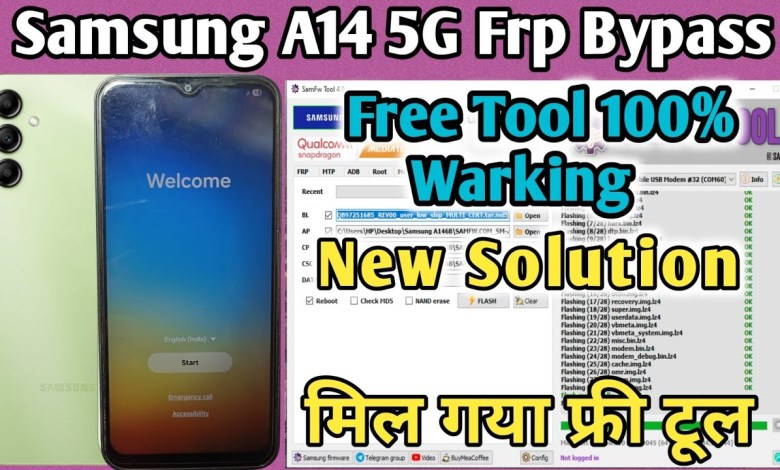Unlocking Secrets: Discover the Free Tool for Samsung Galaxy A14 5G FRP Bypass on Android 14! Unlocking Secrets: Discover the Free Tool for Samsung Galaxy A14 5G FRP Bypass on Android 14!