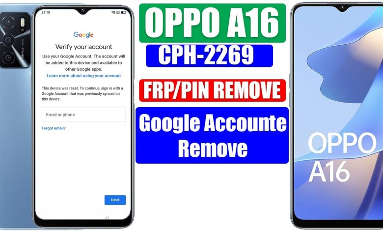 Discover how to bypass FRP on the Oppo A16 (CPH2269) and remove Google account restrictions. Discover how to bypass FRP on the Oppo A16 (CPH2269) and remove Google account restrictions.
