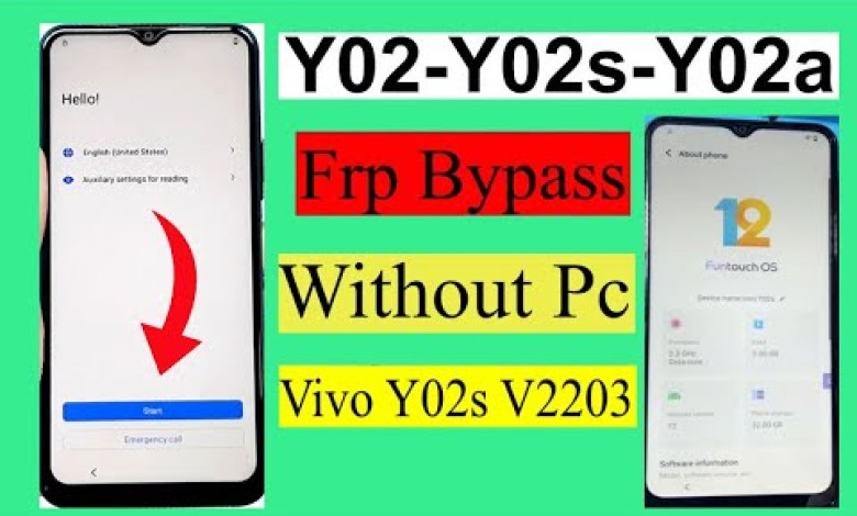VIVO Y02S/ Y02/Y02A/Y02T FRP Bypass Android 12 Without VIVO Y02S/ Y02/Y02A/Y02T FRP Bypass Android 12 Without
