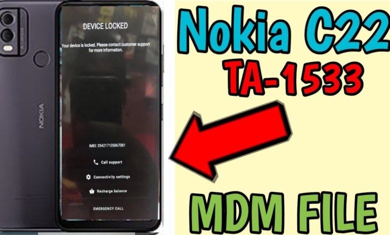 Nokia C22 TA 1533 MDM Remove Latest Security Patch!! Nokia C22 TA 1533 MDM Remove Latest Security Patch!!