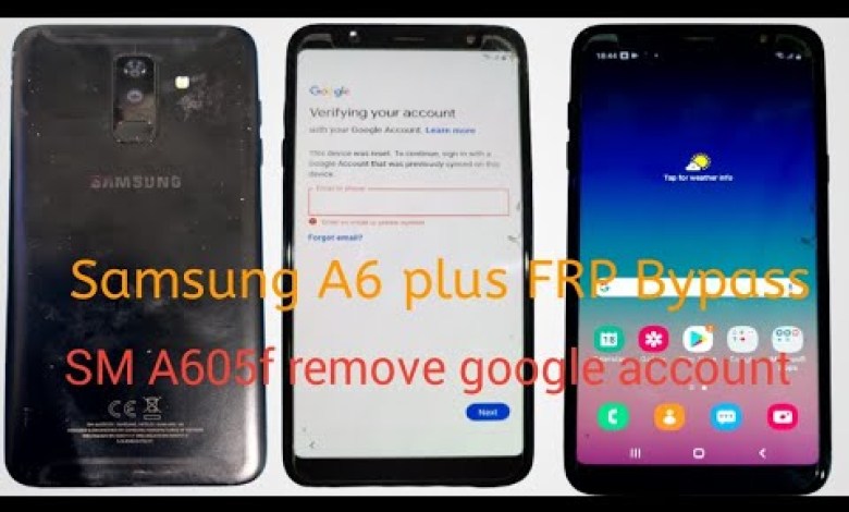 Samsung A6 plus FRP Bypass | Sm A605f remove Samsung A6 plus FRP Bypass | Sm A605f remove