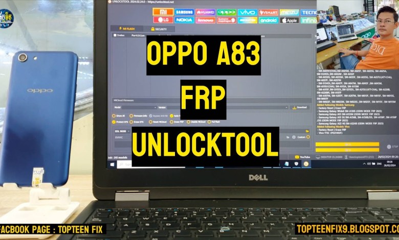 Oppo A83 FRP Unlock Tool Oppo A83 FRP Unlock Tool