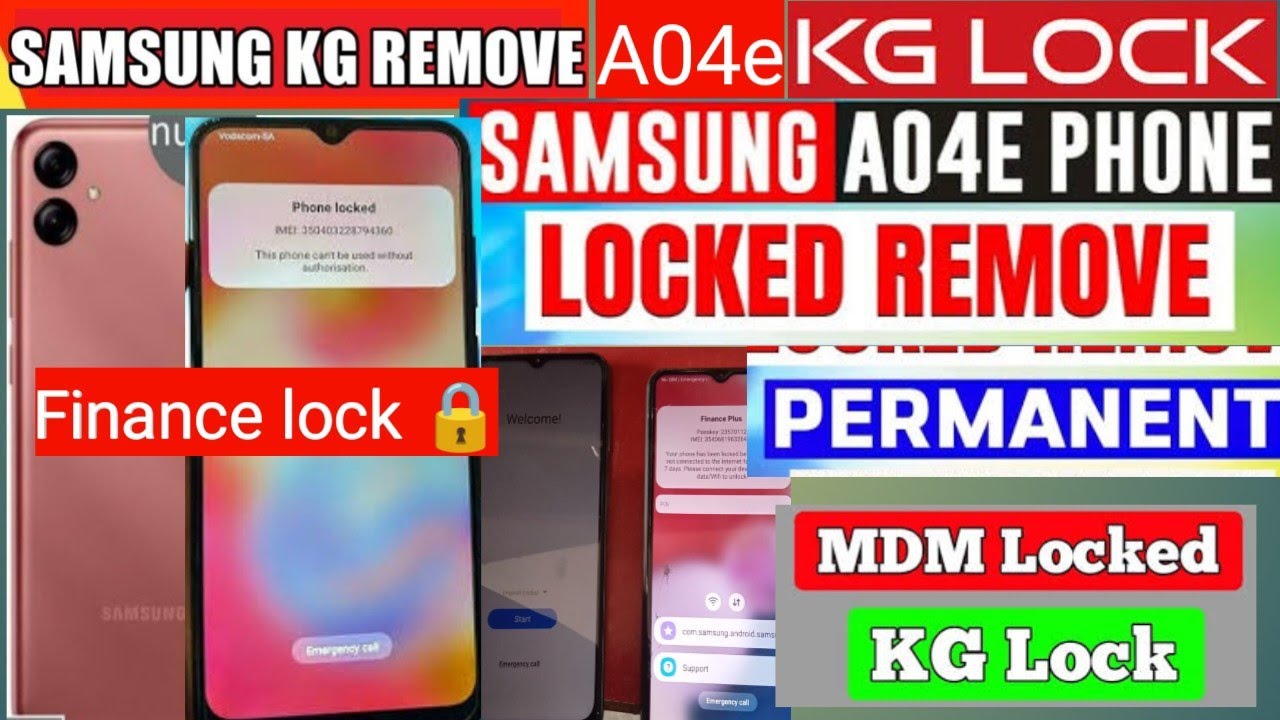 Samsung A04e KG Lock Remove Permanently without credit Samsung A04e KG Lock Remove Permanently without credit