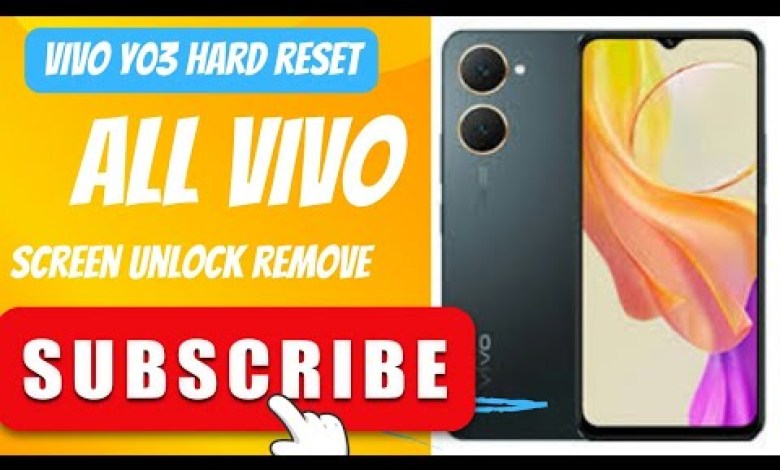 Vivo y03 hard reset screen unlock pin code frp bypass Vivo y03 hard reset screen unlock pin code frp bypass