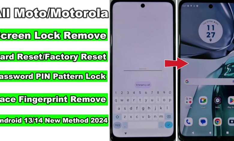 All Moto/Motorola Android 13/14 Hard Reaet/Factory All Moto/Motorola Android 13/14 Hard Reaet/Factory