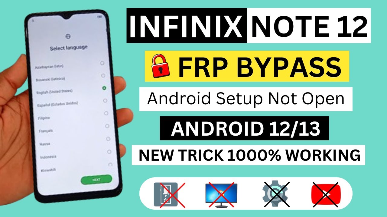 Unlock Infinix Note 12’s Frp Bypass on Android 12 | 13 Without Needing a PC – Discover How! Unlock Infinix Note 12’s Frp Bypass on Android 12 | 13 Without Needing a PC – Discover How!