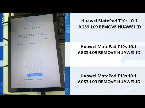 Huawei MatePad T10s AGS3-L09 REMOVE HUAWEI ID | DELETE ACCOUNT Huawei MatePad T10s AGS3-L09 REMOVE HUAWEI ID | DELETE ACCOUNT