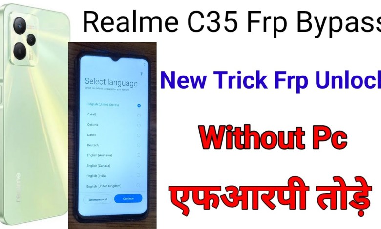 Unlocking Realme C35 FRP: A Surprising New Trick Without a PC! Unlocking Realme C35 FRP: A Surprising New Trick Without a PC!