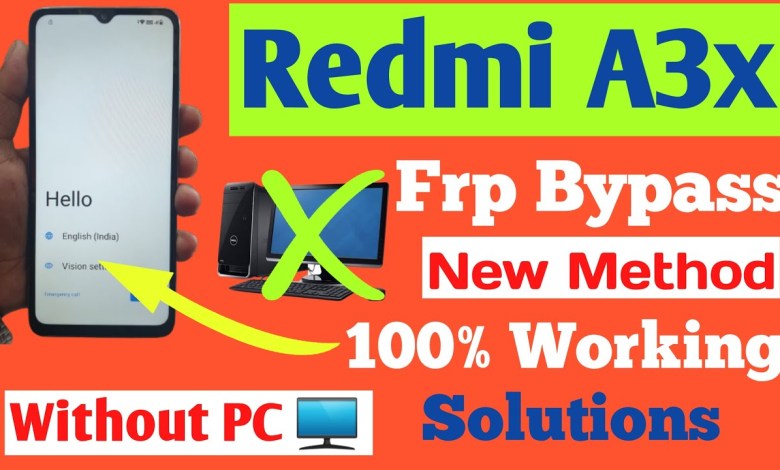 Unlocking Redmi A3x FRP Bypass with New Security Unlocking Redmi A3x FRP Bypass with New Security